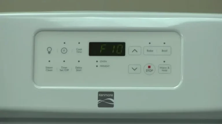 F10 Error Code on Kenmore Oven: Causes and Fixes
