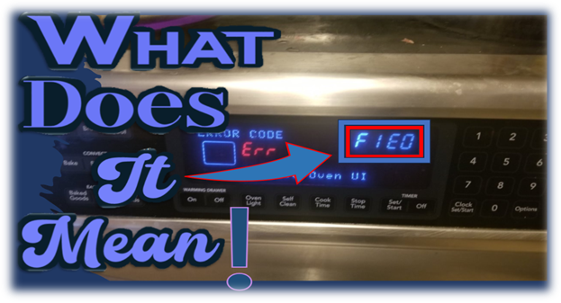 What Does Stove Error Code F1 E0 Mean & How to Fix It?