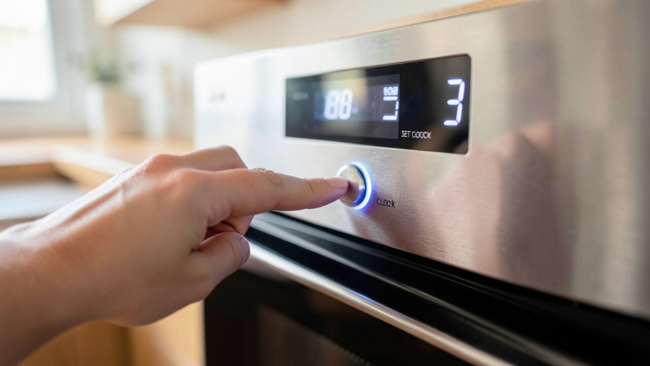 Can I Set Clock on GE Oven?