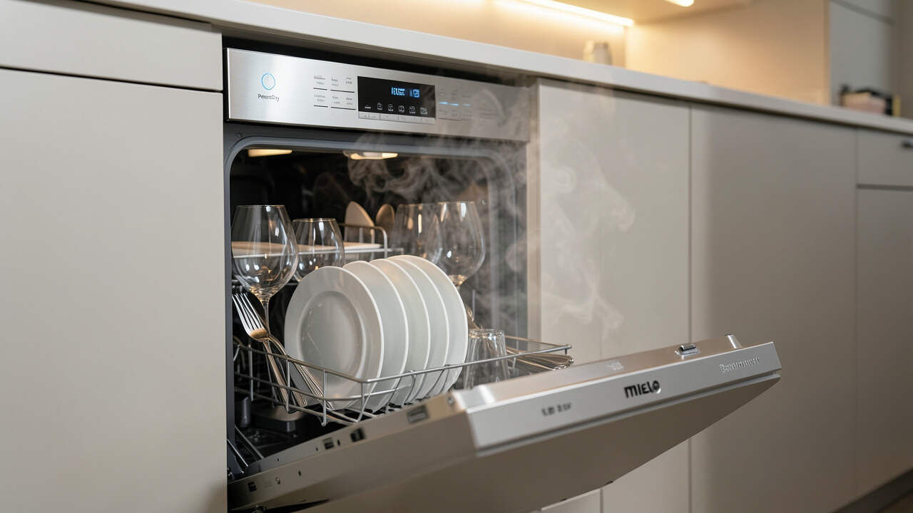 How Do Miele Dishwashers Dry Dishes?