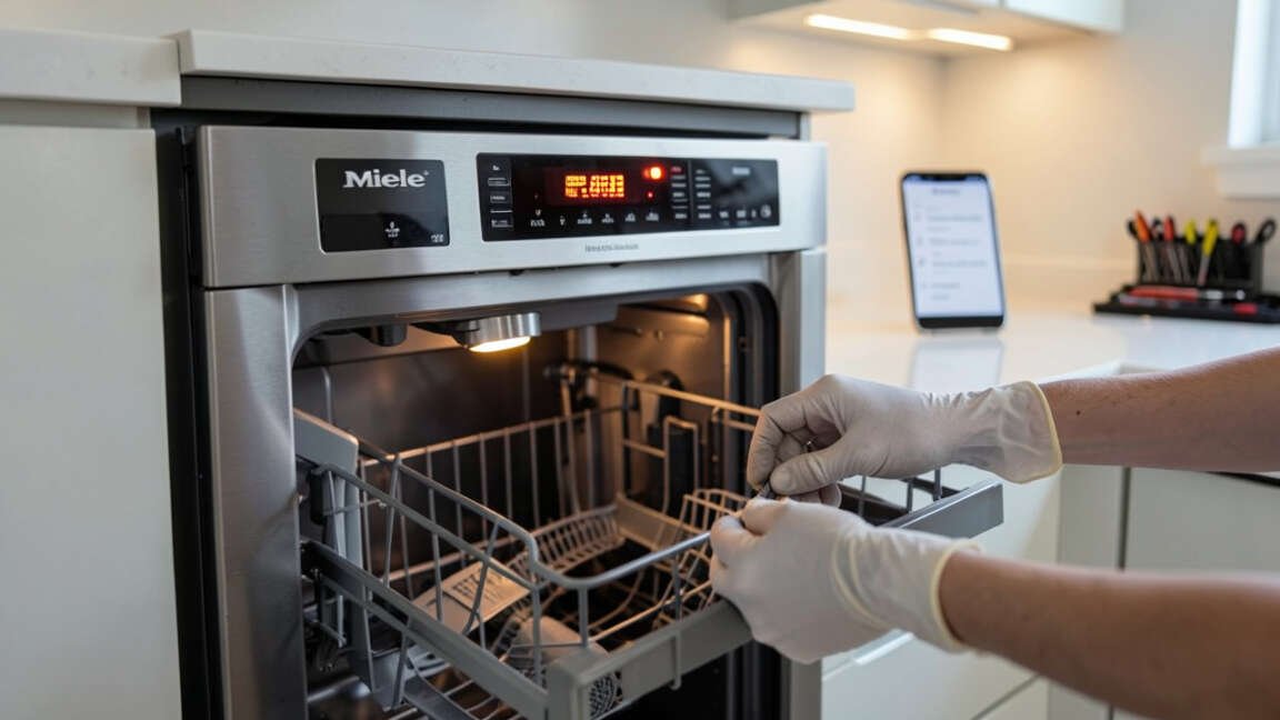How to Troubleshoot Your Miele Dishwasher with Flashing Lights?