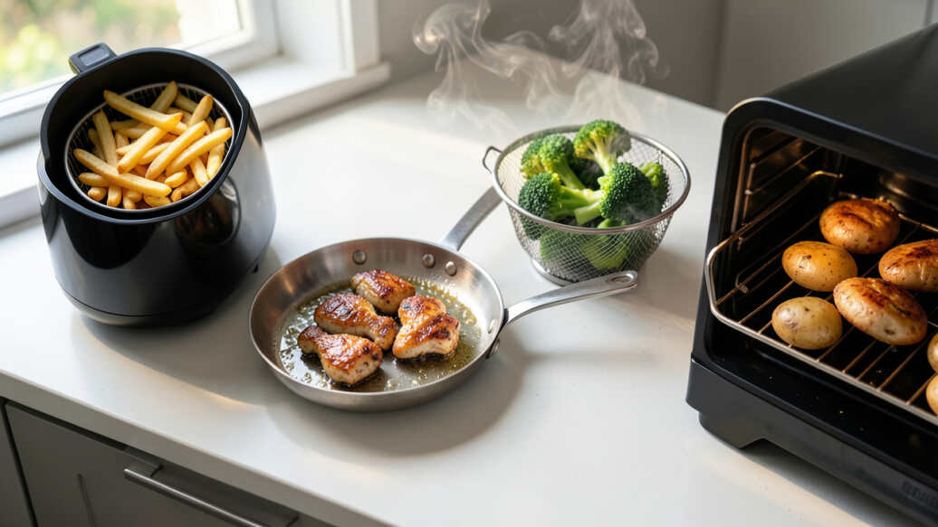 Comparing Air Fryers to Other Cooking Methods