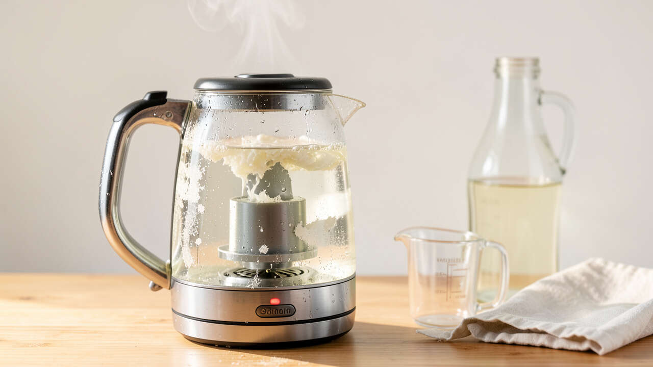 How to Descale an Electric Kettle Using Vinegar