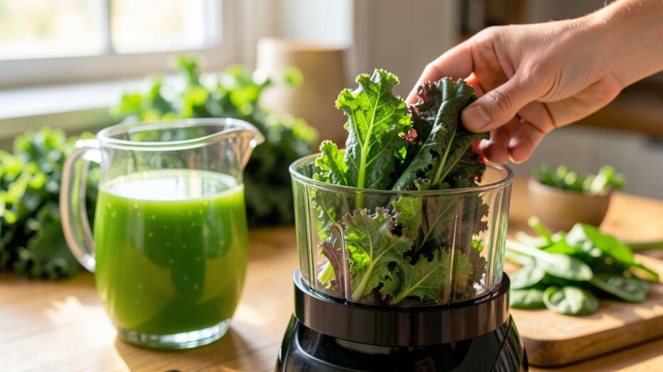 Juicing Leafy Greens