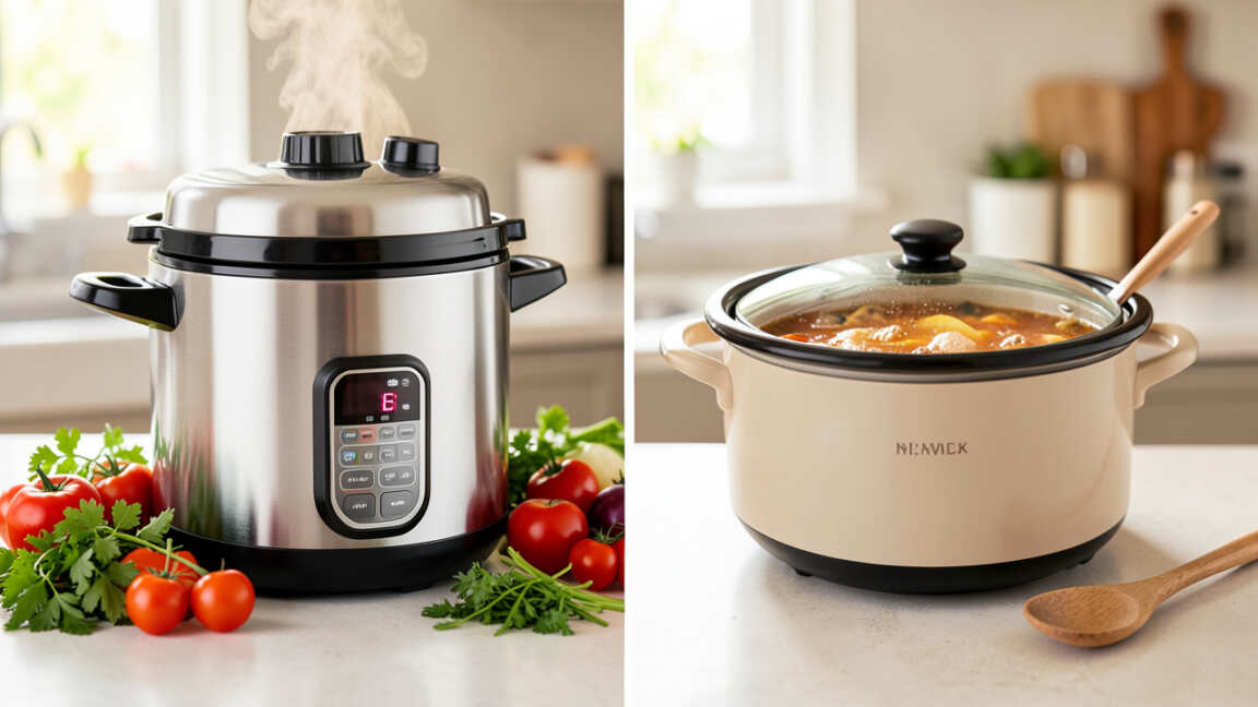 Pressure Cooker vs Slow Cooker A Side-By-Side Look