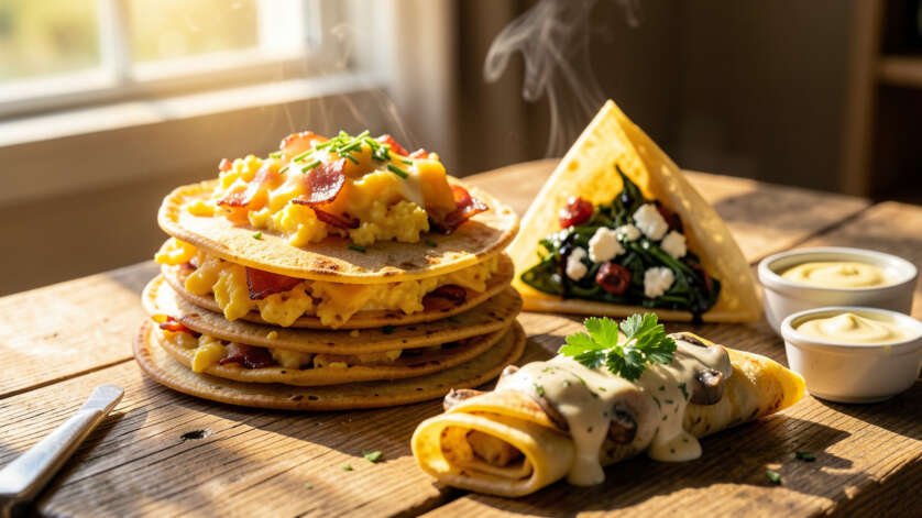 10 Savoury Crepe Ideas