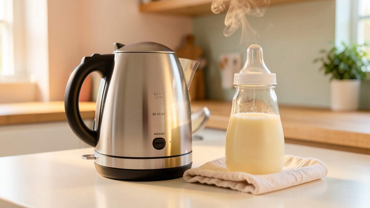 4. Warm Baby Bottles and Formula