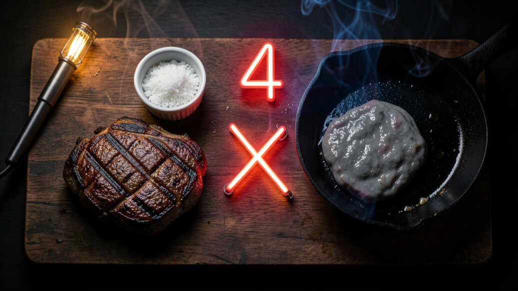 Reason 4: Not Finishing with a Sear