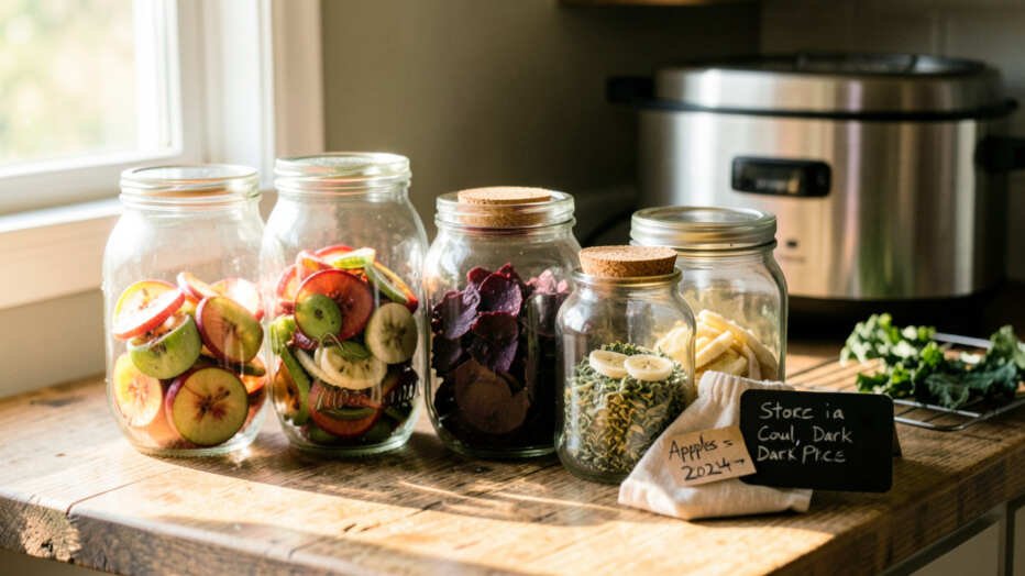 Storing Your Dehydrated Snacks