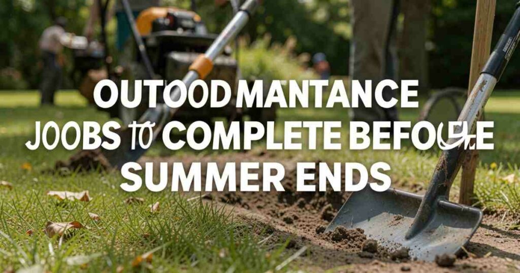 Outdoor Maintenance Jobs To Complete Before Summer Ends