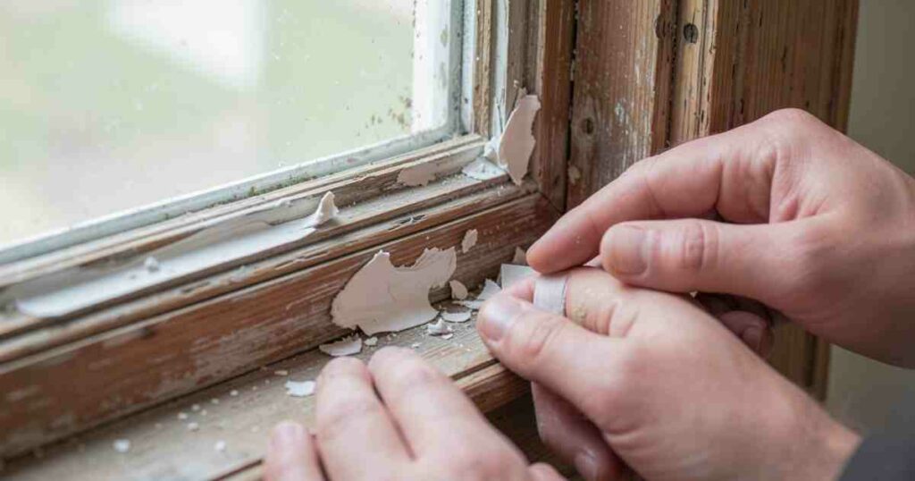 Removing The Old Glazing Putty