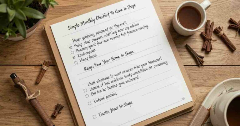 Simple Monthly Checklist To Keep Your Home In Shape[1]