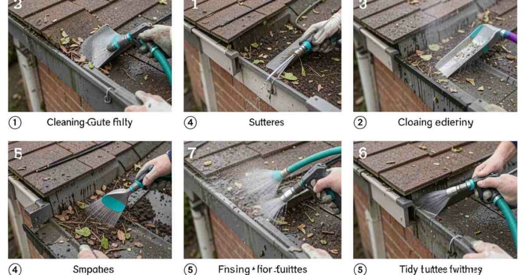 The Step by Step Process of Cleaning Gutters