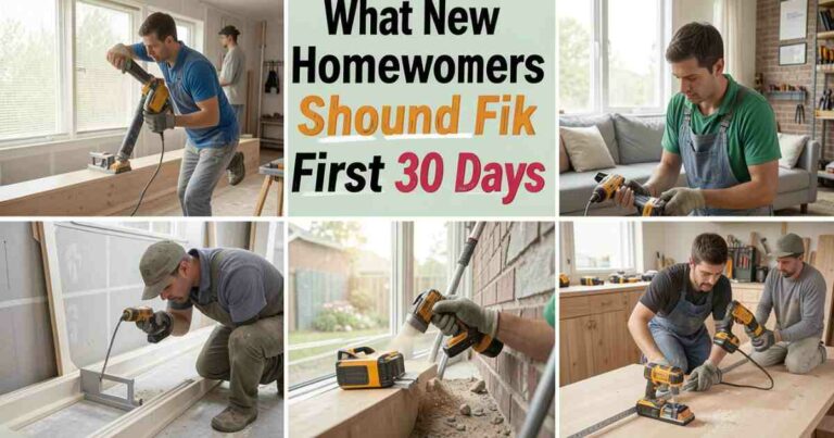 What New Homeowners Should Fix First 30 Days[1]