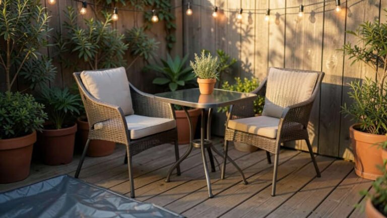 Can You Use a Patio Furniture Set in a Small Patio without Damaging It?