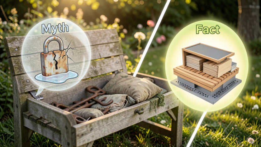 Common Myths vs Facts About Outdoor Bench Storage