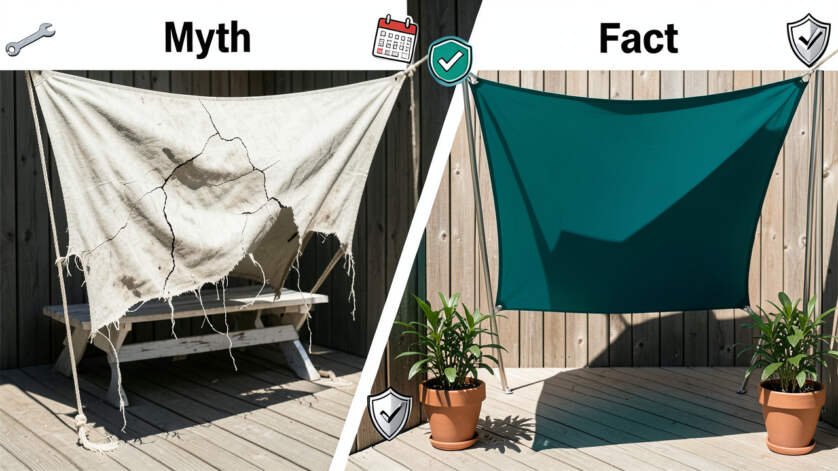 Common Myths vs Facts About Shade Sail Replacement