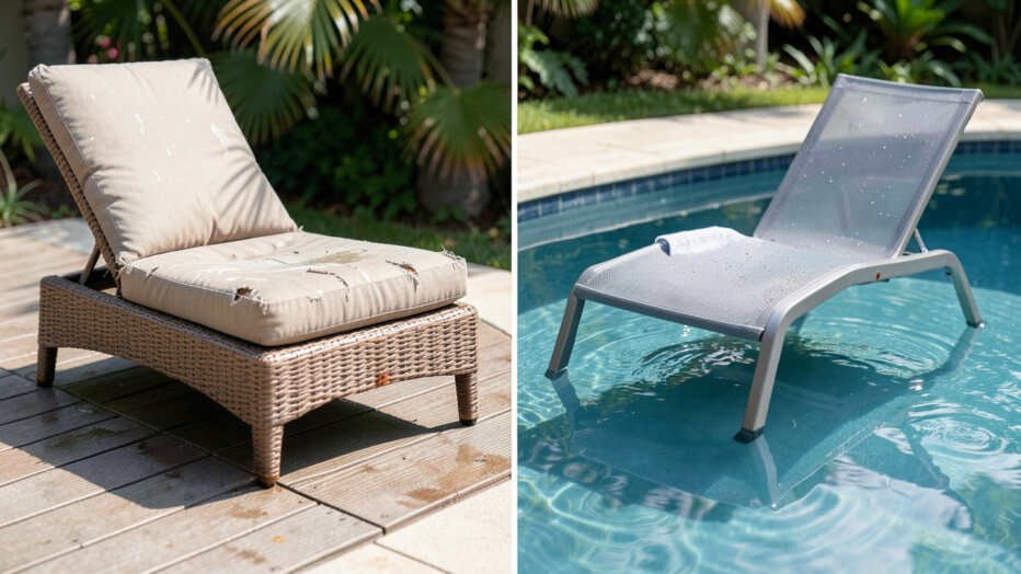 Comparison: Patio Lounger vs Pool Lounger