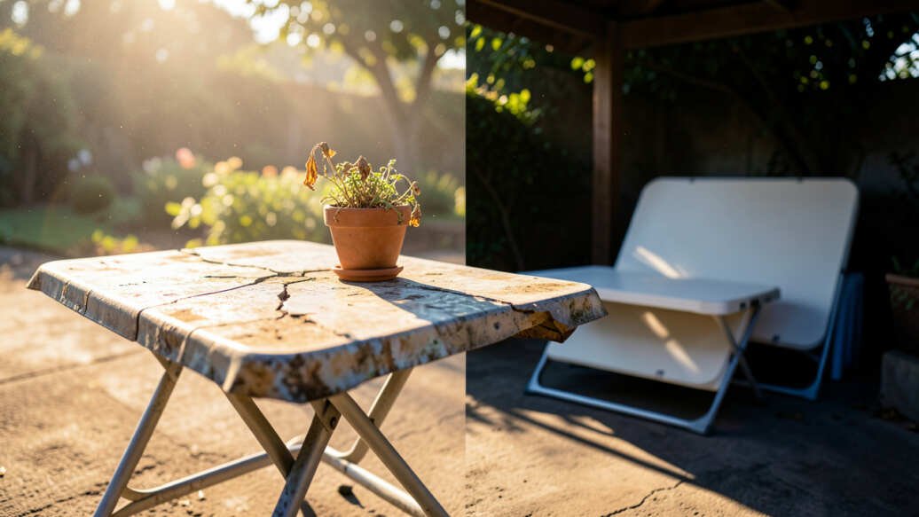 Direct Sunlight: The #1 Enemy of Folding Tables