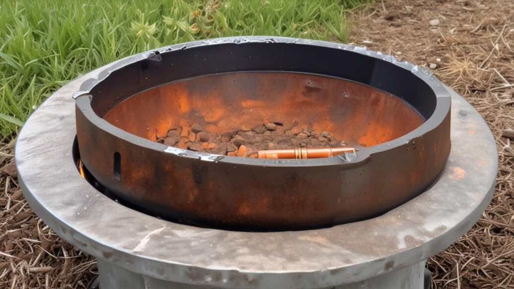How to Fix a Rusted Fire Pit Bowl