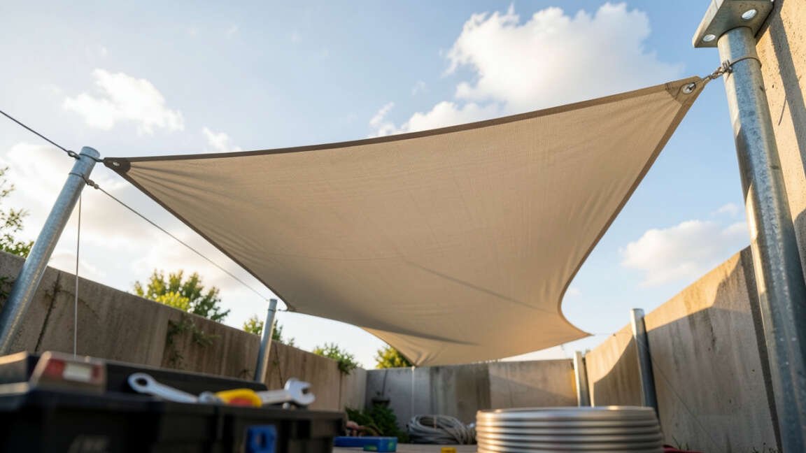 How to Install a Shade Sail for Maximum Wind Resistance