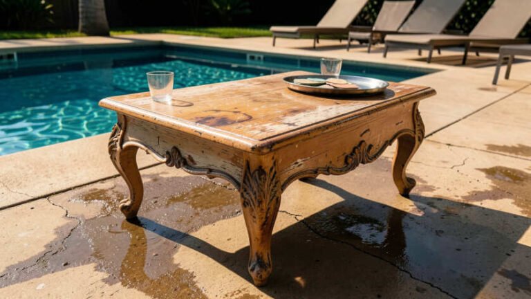 How to Tell if Your Outdoor Coffee Table Is Wrong for Your Pool Deck
