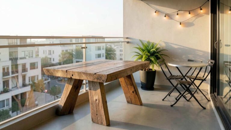 How to Tell if Your Outdoor Table Is Wrong for Your Apartment Balcony