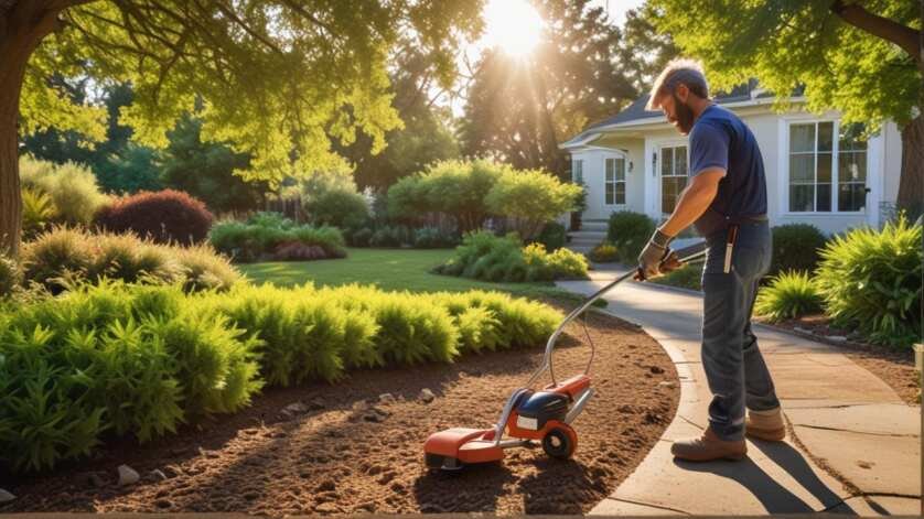 How to Use a String Trimmer in a Large Yard Without Damage