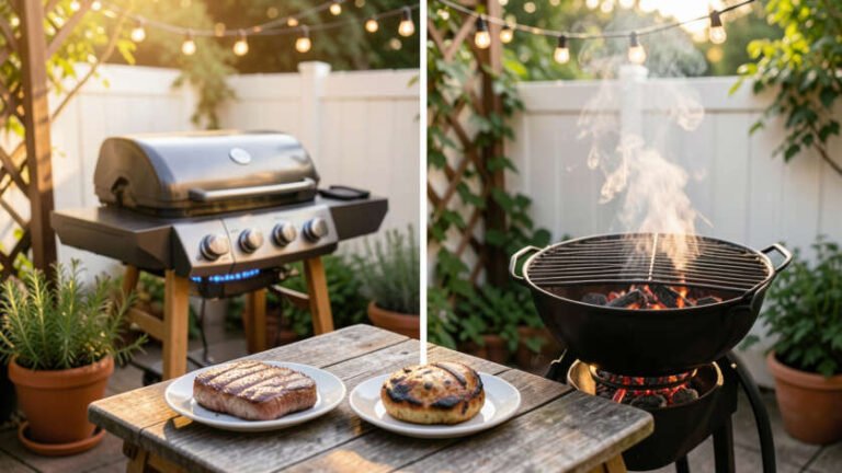 Is a Gas or Charcoal Better for a Small Patio?