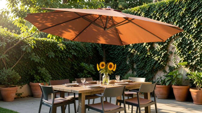Is It Worth Buying a Cantilever Umbrella for a Patio Dining Area?