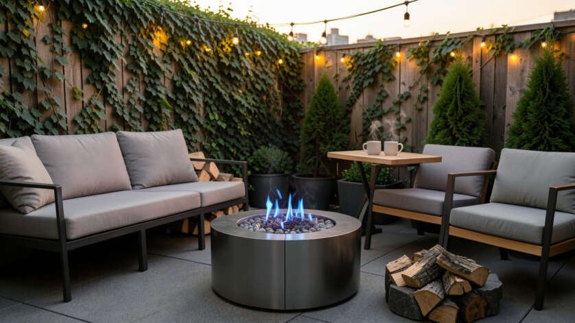 Propane vs Wood-Burning Fire Pits for Small Patios