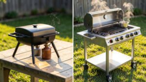 What Are the Real Differences Between a Portable and Full-Size Gas Grill?