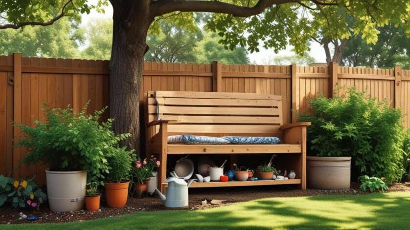 What Happens When You Place an Outdoor Bench Storage in a Backyard?
