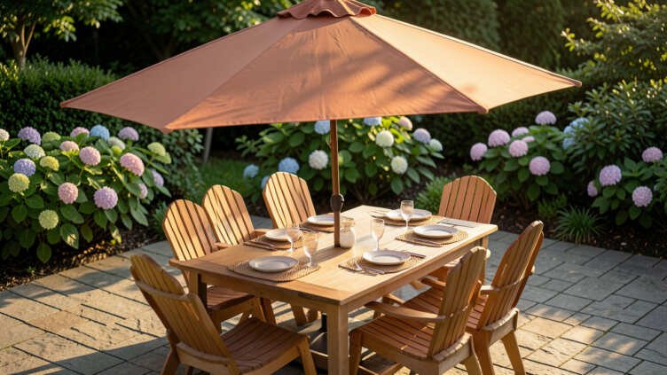 What Size Patio Umbrella Do You Actually Need for a Patio Dining Area?